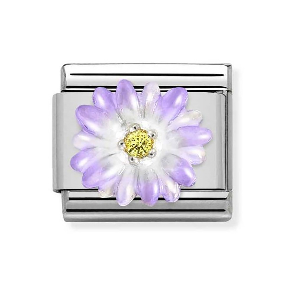 element-nomination-composable-fioletowy-kwiat-z-zolta-cyrkonia-330321-03