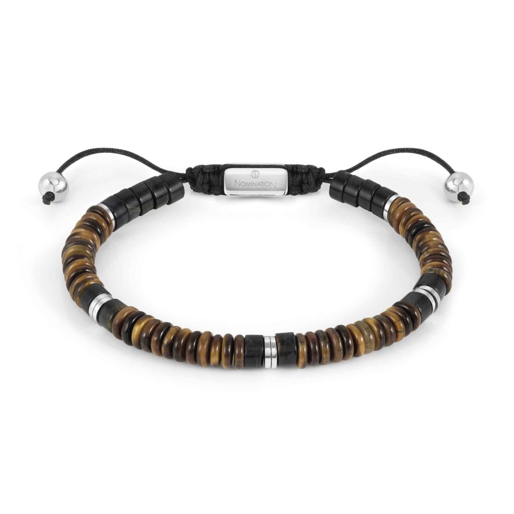 BRANSOLETKA INSTINCT JASPER TYGRYSIE OKO 027924/080